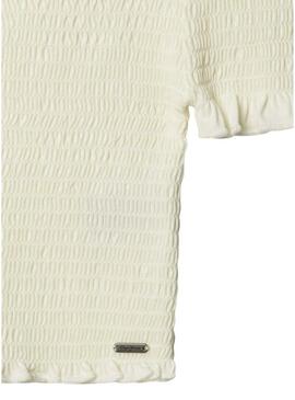 Camiseta Pepe Jeans Georgina branca menina.