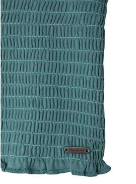 Camisa Pepe Jeans Georgina azul para menina.