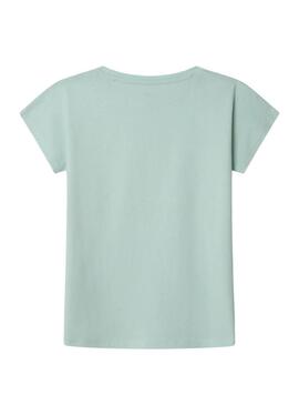 Camisa Pepe Jeans Gigi azul para menina.