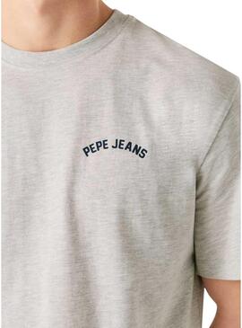 Camiseta Pepe Jeans Gideon cinza para homem.