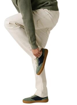 Sapatilhas Pepe Jeans Nolan Street verde para homem.