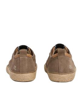 Alpargatas Pepe Jeans Port marrão para homem