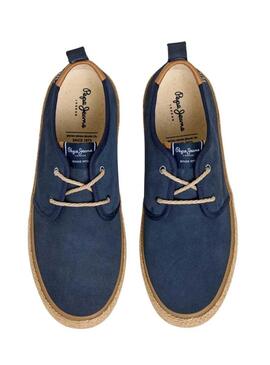 Alpargatas Pepe Jeans Port azul marino para homem.