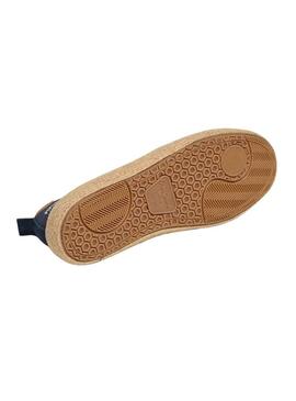Alpargatas Pepe Jeans Port azul marino para homem.