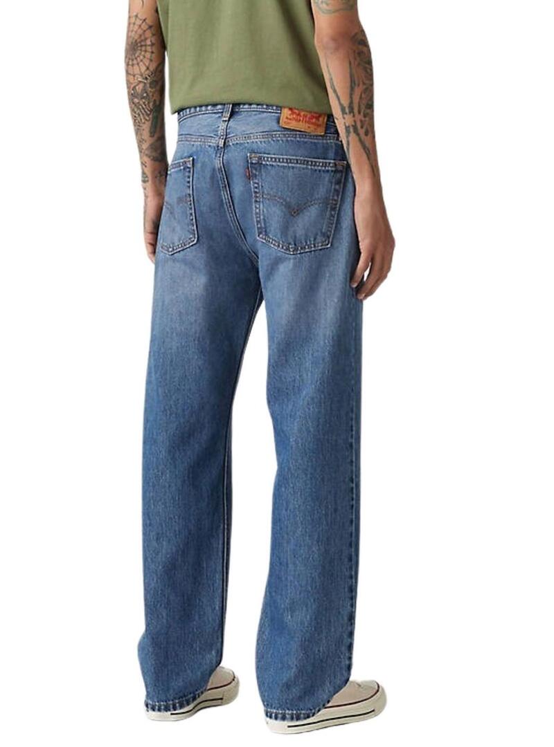 Calça jeans Levis 555 Relaxed azul para homem
