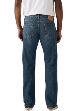 Calça jeans Levis 505 Regular azul para homem.