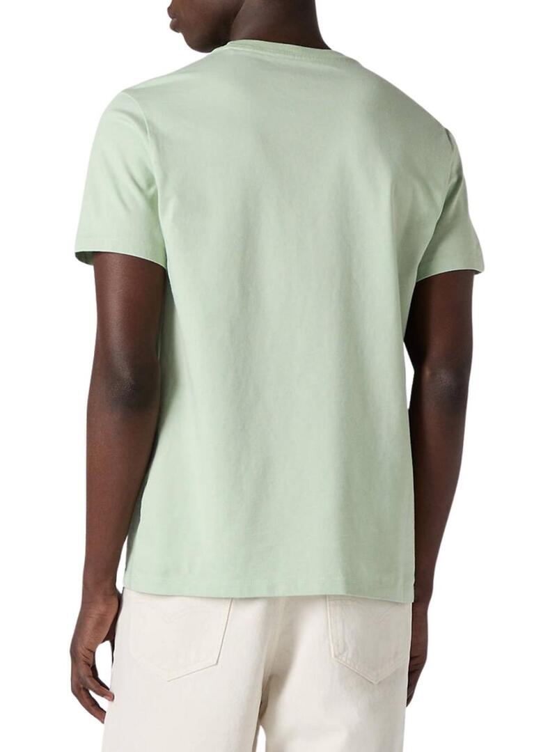 Camisa Levi's Original verde para homem.