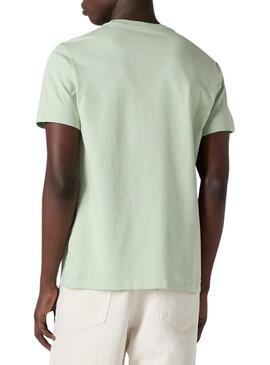 Camisa Levi's Original verde para homem.