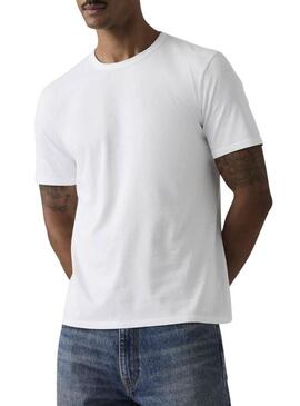 Camiseta Levis Original Tee branca para homem.