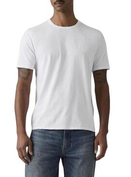 Camiseta Levis Original Tee branca para homem.