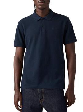 Camisa polo Levis Original azul marinho para homem.