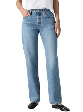 Calça jeans Levis 501 '90S azul para mulher