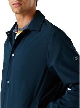Jaqueta Pepe Jeans Sherman azul marinho para homem.
