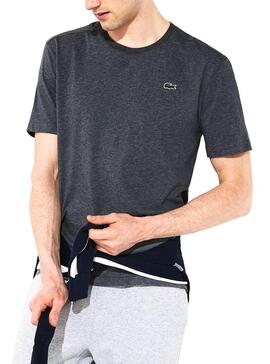 T-Shirt Lacoste Basica Cinza Escuro Homem