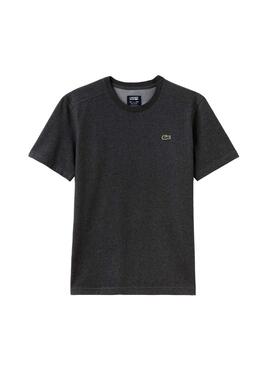 T-Shirt Lacoste Basica Cinza Escuro Homem
