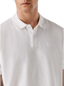 Camisa Pepe Jeans Oscar branca para homem.