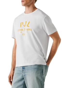 Camisa Pepe Jeans Gunner branca para homem