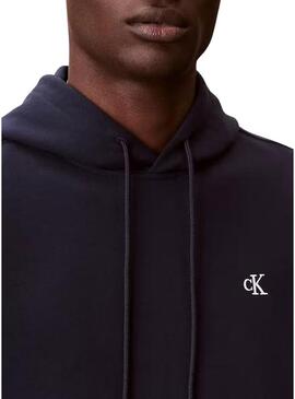 Moletom Calvin Klein Jeans Monograma azul marinho para homem