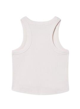 Camiseta Mayoral com alças em branco para menina.