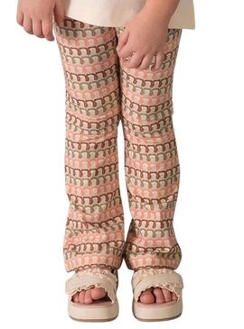 Conjunto de flores laranja com estampa para menina.