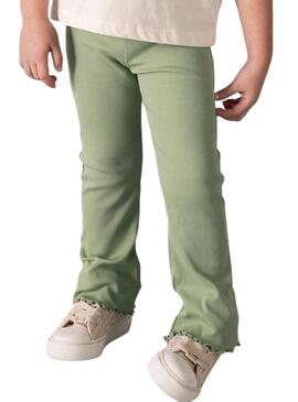 Calça Mayoral de malha verde para menina