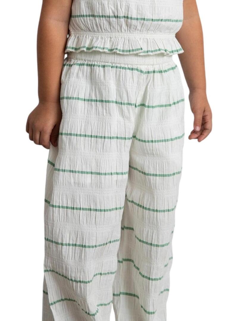 Conjunto Mayoral listrado menta para menina