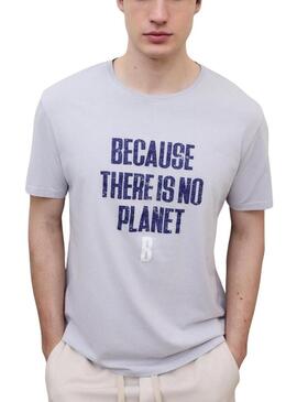 Camisa Ecoalf Min cinza para homem