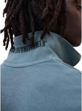 Polo Ecoalf Tedan verde para homem.