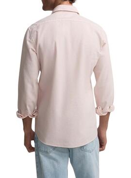 Camisa Silbon Sport coral para homem.