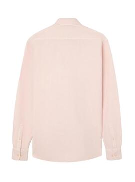 Camisa Silbon Sport coral para homem.