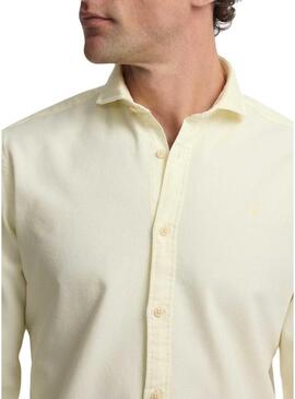 Camisa Silbon Sport amarela para homem.