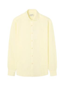 Camisa Silbon Sport amarela para homem.