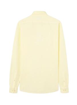 Camisa Silbon Sport amarela para homem.