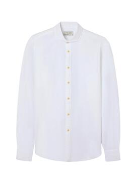 Camisa Silbon Sport branca para homem.