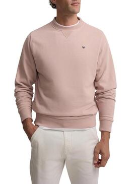 Moletom Silbon Minilogo rosa para homem.