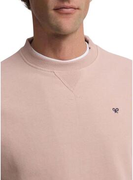 Moletom Silbon Minilogo rosa para homem.