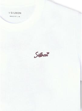 Camisa Silbon Saint Tropez branca para homens.