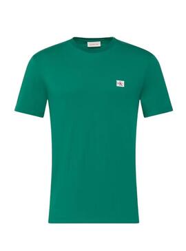 Camiseta Calvin Klein Jeans 30S verde para homem.
