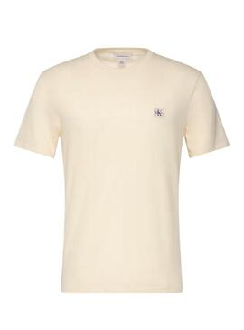 Camiseta Calvin Klein Jeans 30S amarela para homem