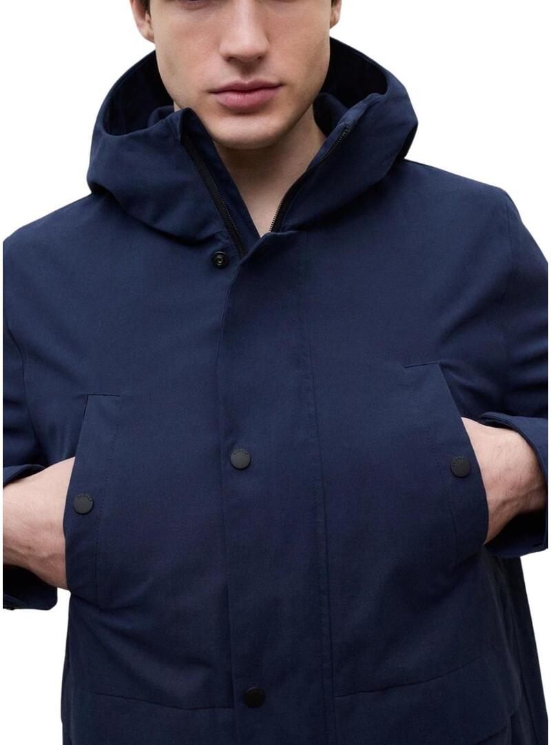 Jaqueta Ecoalf Gab azul para homem