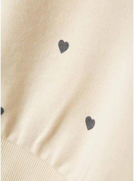Camisola Name It estampada bege para menina