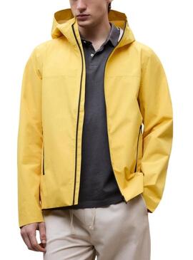Jaqueta Ecoalf Darwin amarela para homem.