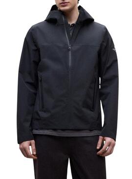 Jaqueta Ecoalf Darwin preta para homem.