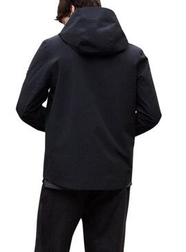 Jaqueta Ecoalf Darwin preta para homem.
