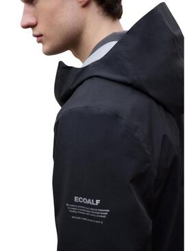 Jaqueta Ecoalf Darwin preta para homem.