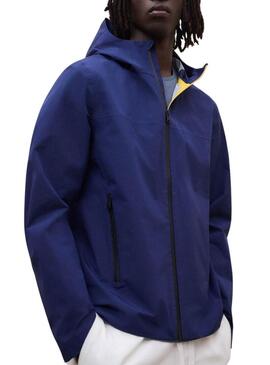 Jaqueta Ecoalf Darwin azul para homem