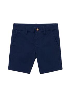 Bermudas Mayoral azul marinho para meninos.
