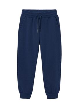 Calça jogger azul marinho da Mayoral para meninos.
