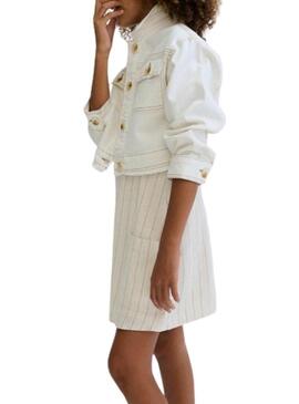 Jaqueta Mayoral curta e cru para menina.