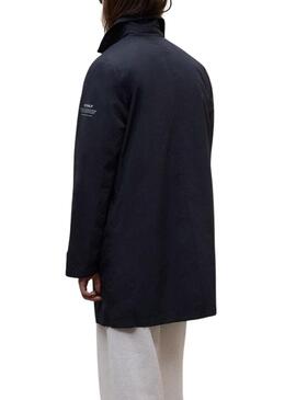 Trench coat Ecoalf Packable Verne azul marino para mujer